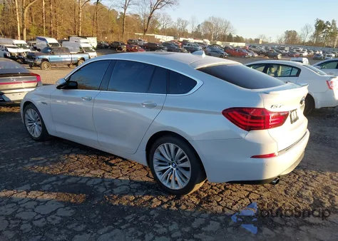 2016 BMW 535I Gran Turismo из США, поврежденный, VIN WBA5M2C59GGH99355